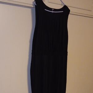 Alfani Black Sleeveless Midi Dress